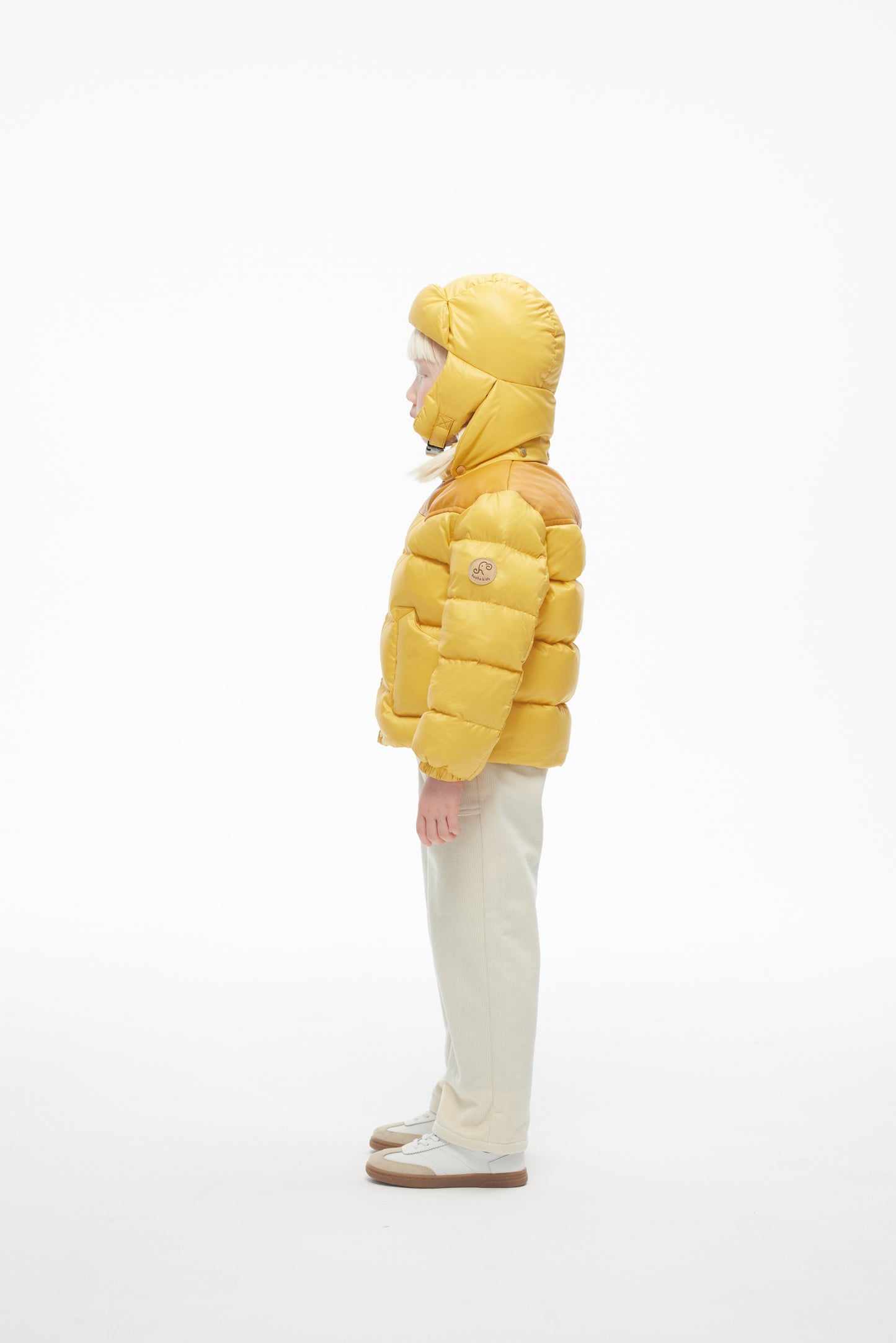 【Pre-order】HyperPuff™ Glossy - Short Puffer Jacket in Amber Glow