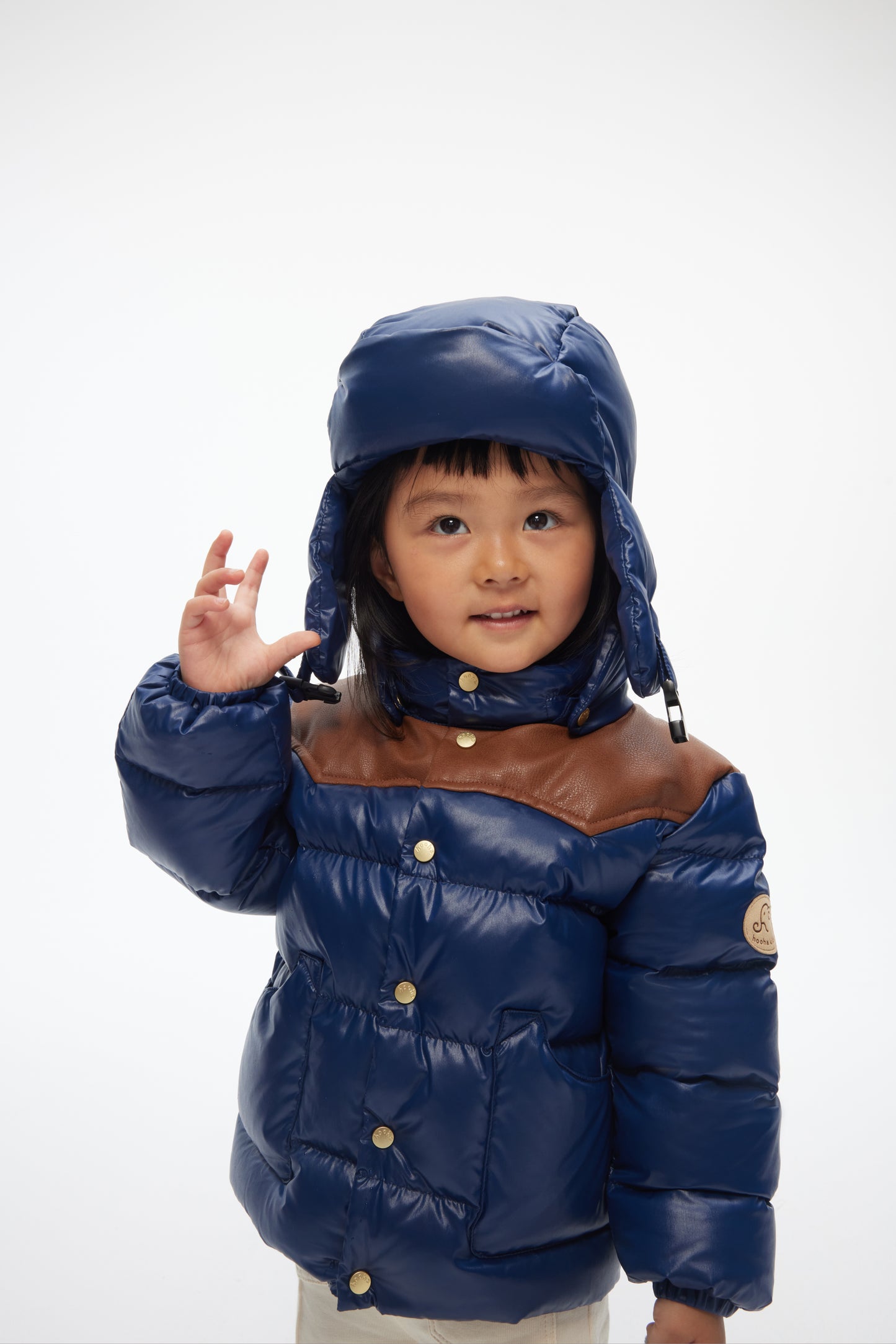 【Pre-order】HyperPuff™ Glossy - Short Puffer Jacket in Deep Ocean